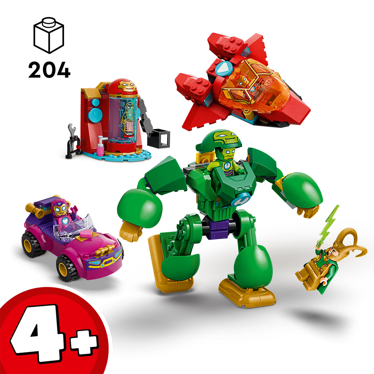 LEGO Marvel Loki vs. Team Iron Man 11211L
