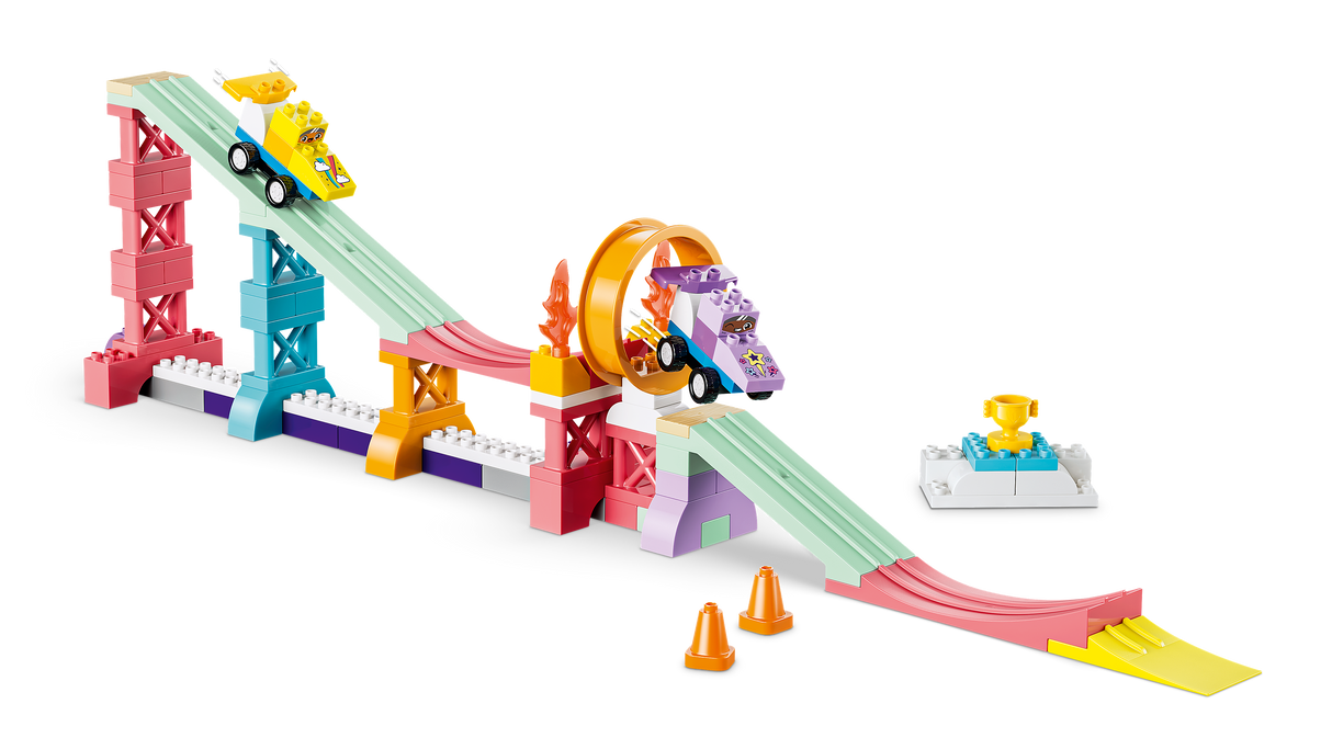 LEGO DUPLO linn Kolm ühes loomingulised rambid sõidukitega 10478L
