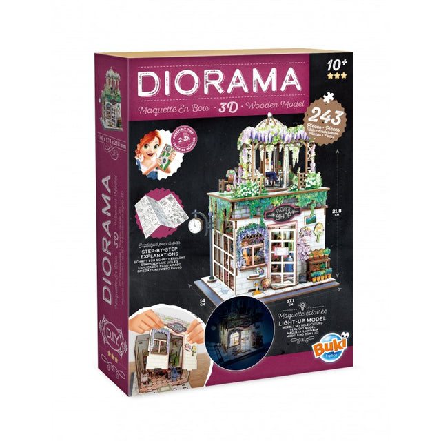 Buki dioraam: miniatuurne 3D lillepood 68075I