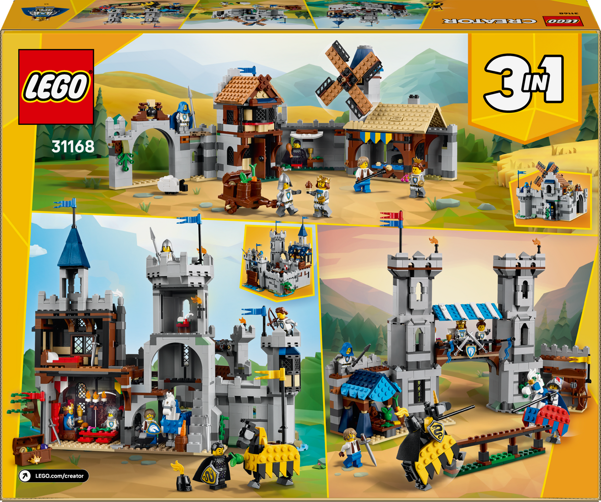 LEGO Creator Keskaegne hoburüütli loss 31168L
