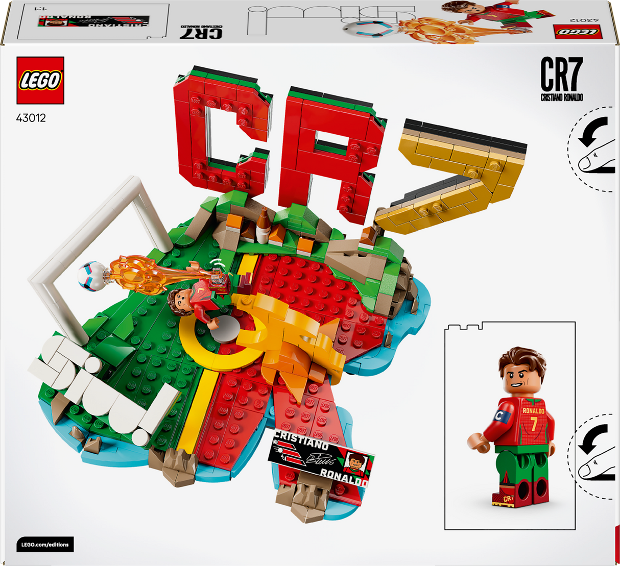 LEGO Editions Cristiano Ronaldo – jalgpalli parimad hetked 43012L