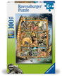Ravensburger pusle 100 tk Loomad pildiraamil 12000862V