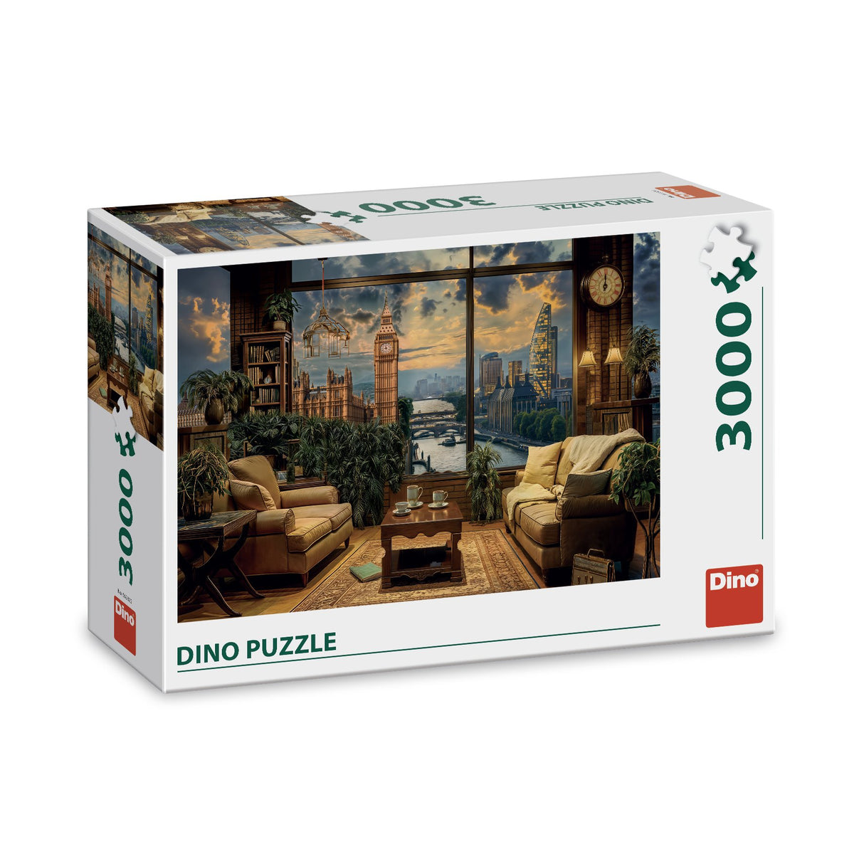 Dino pusle 3000 tk: maalitud London 56332D