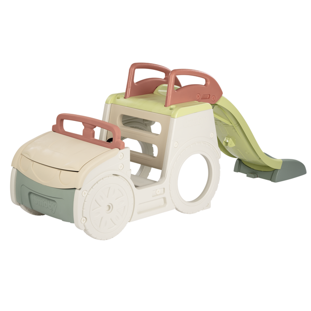 Smoby kolm-ühes auto liumäe ja liivakastiga 840207S