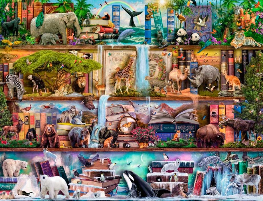 Ravensburger pusle 2000 tk Loomade kuningriik 166527V