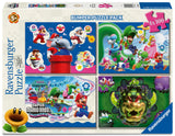 Ravensburger pusle 4x100 XL tk: Super Mario Bros. Wonder 12004321V