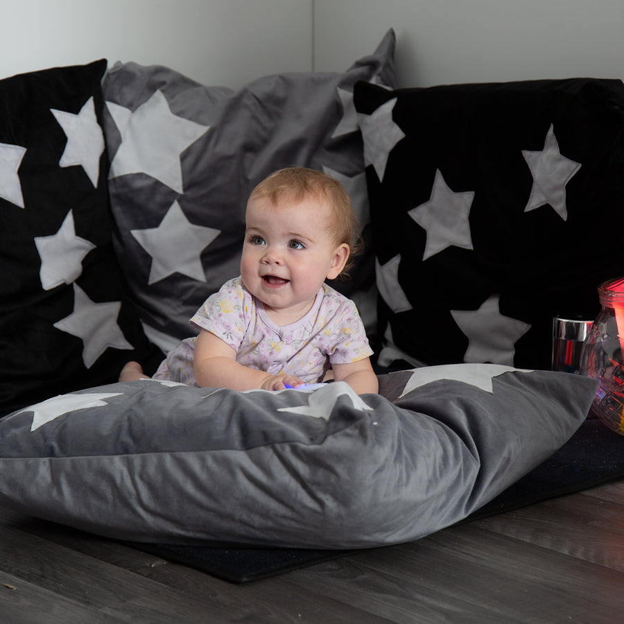 TTS pimedas helendavad padjad, 2 tk - hall SD10359GYB