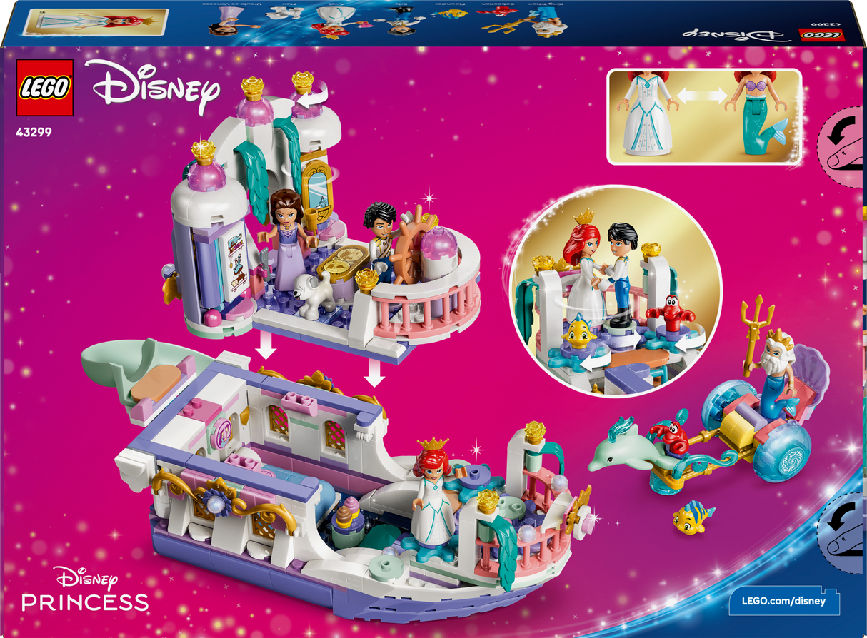 LEGO Disney Princess Arieli kuninglik pulmalaev 43299L