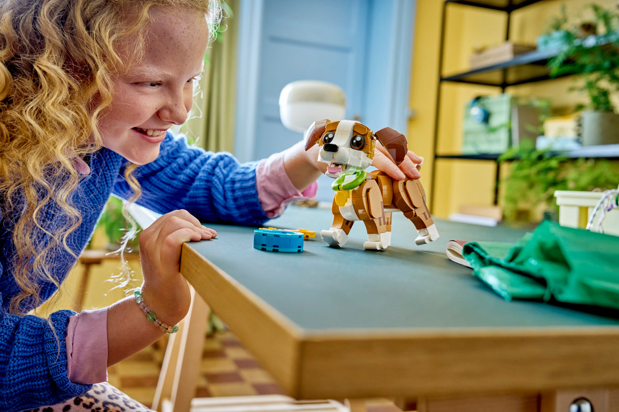 LEGO Creator Armsad loomad: Mänguhimuline kutsikas 31382L