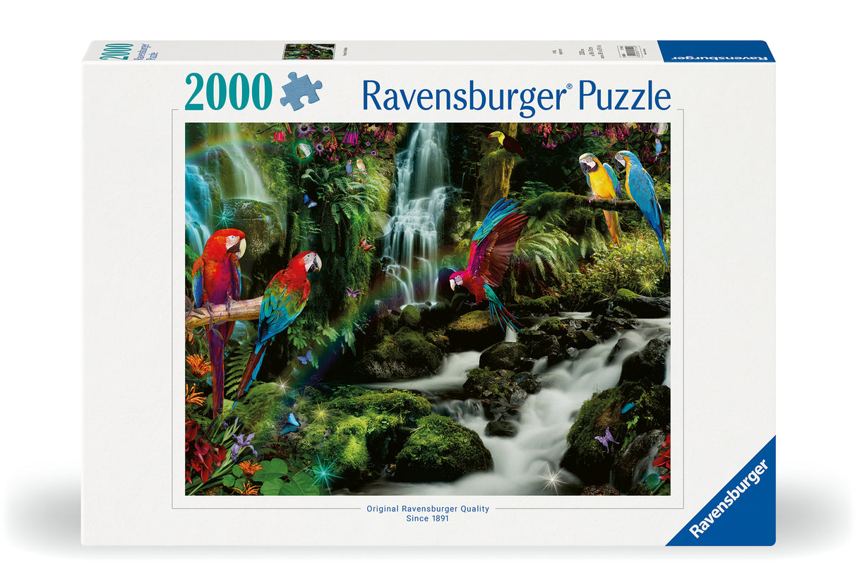 Ravensburger pusle 2000 tk: Värvilised papagoid džunglis 171118V