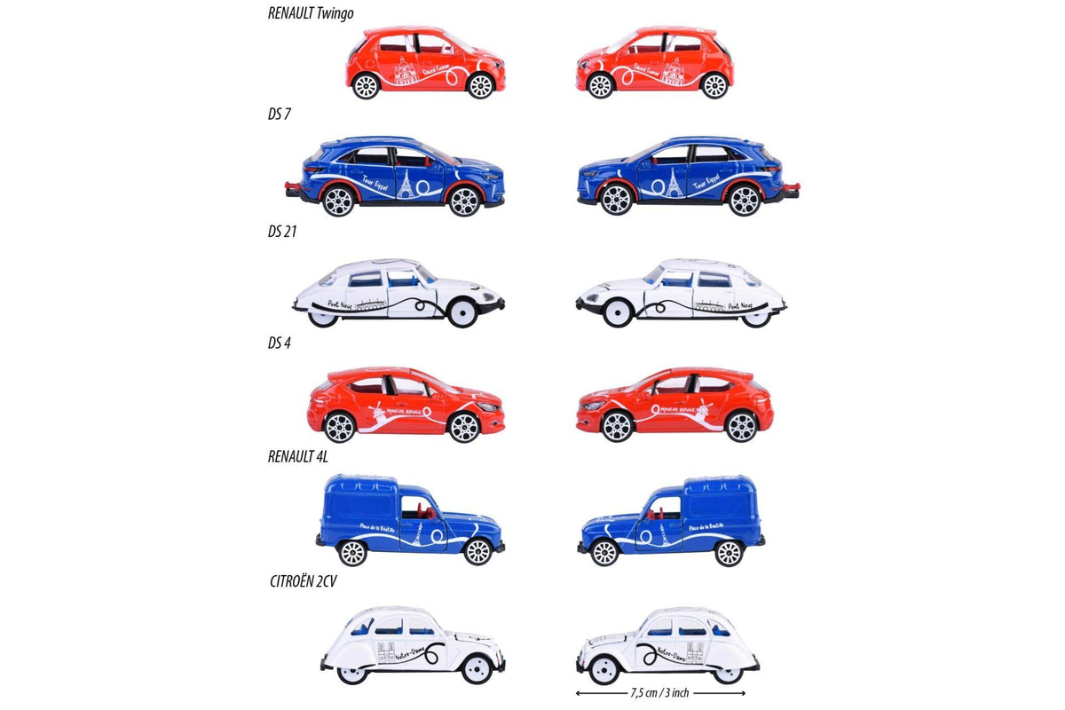 Simba Majorette autod premium: Prantsuse sari - 6 erinevat 212055011B
