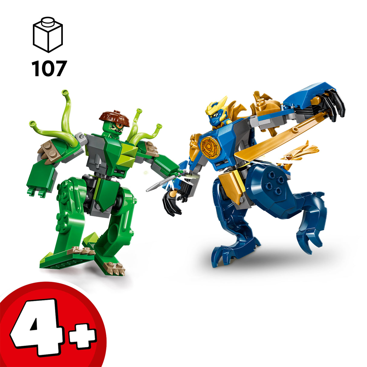 LEGO Ninjago Jay draakoniroboti võitlus 71853L