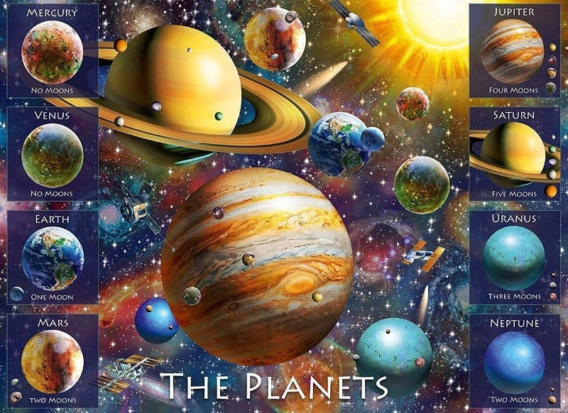 Ravensburger pusle 100 tk Planeedid 108534V