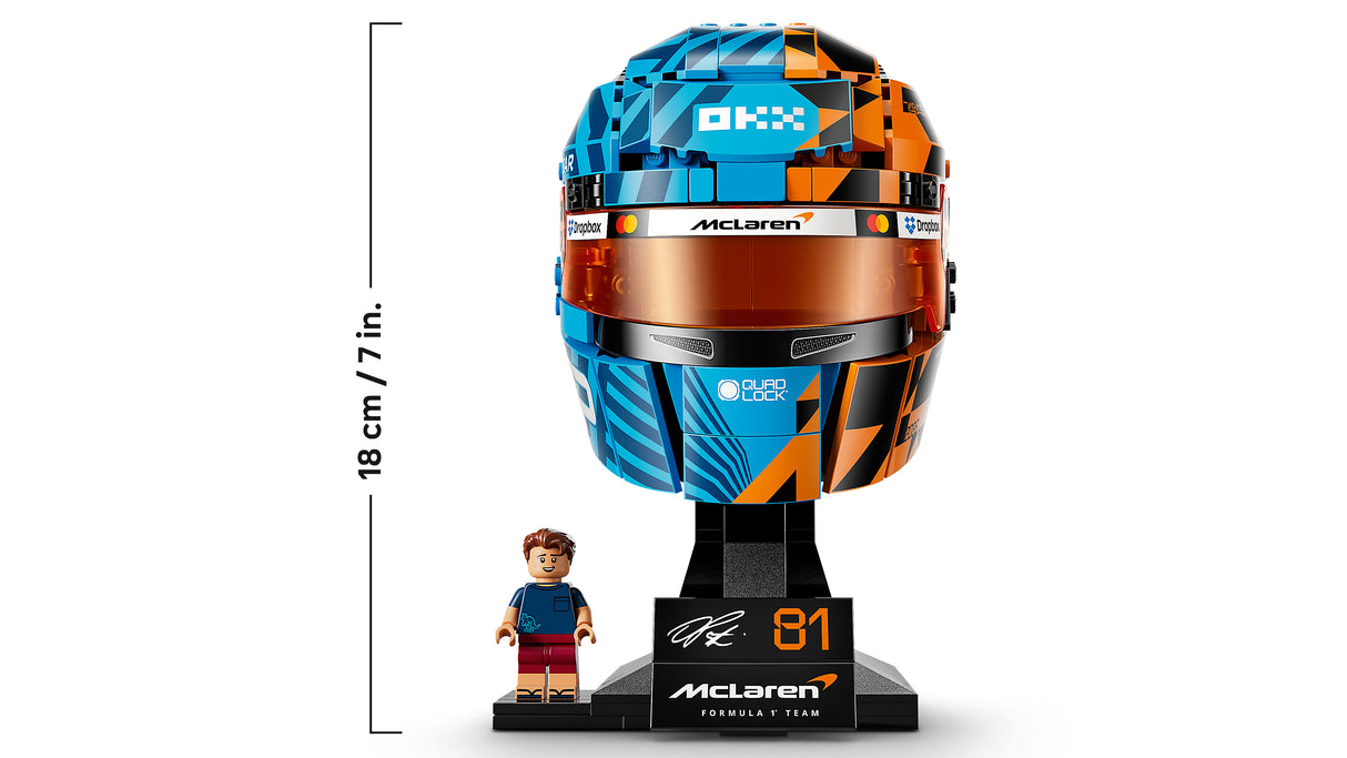 LEGO Editions McLaren Mastercard F1 Team Oscar Piastri kiiver 43017L