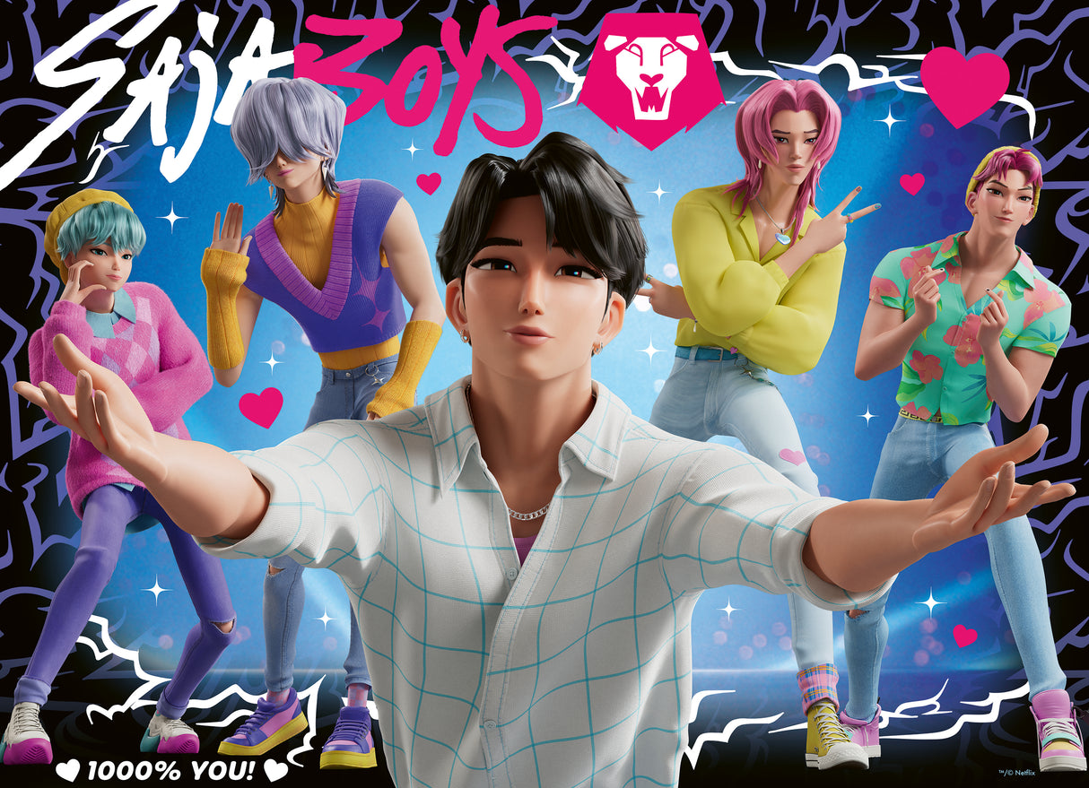 Ravensburger pusle 4x100 tk: KPop Demon Hunters 12004757V