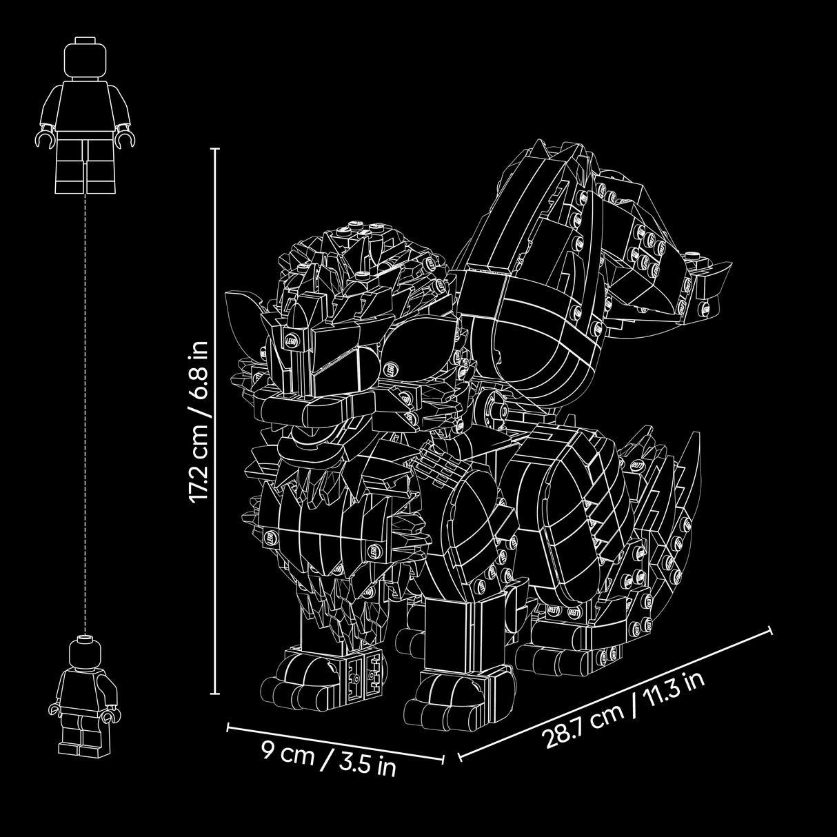 LEGO Pokémon Arcanine 72160L
