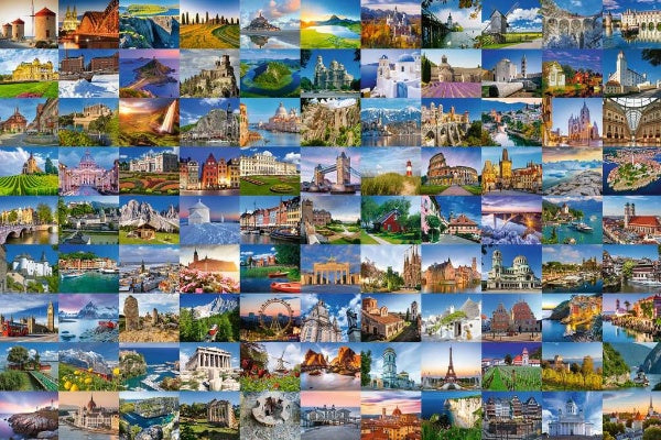 Ravensburger pusle 3000 tk Euroopa kaunimad paigad 170807V