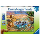 Ravensburger pusle 100 tk Loomad vee ääres 129102V