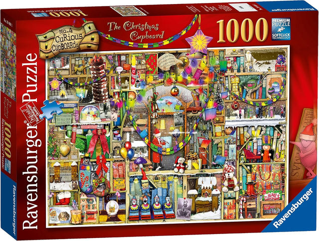 Ravensburger pusle 1000 tk: värvikas jõulukapp 12000303V