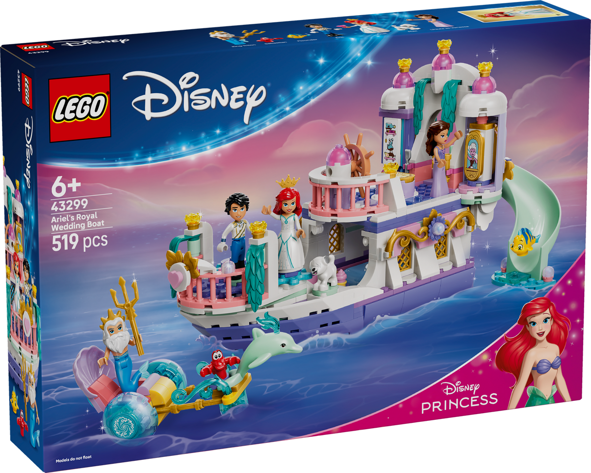 LEGO Disney Princess Arieli kuninglik pulmalaev 43299L