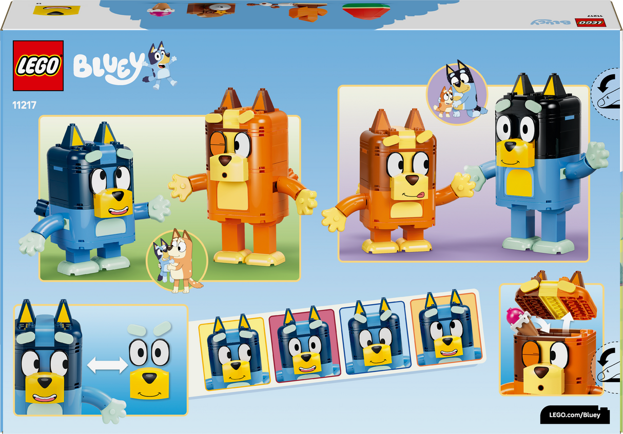 LEGO Bluey Klotsidest kokkupandav Bluey perekond 11217L
