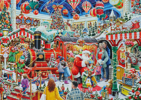 Ravensburger pusle 1000 tk: jõuluvanal külas 12001583V