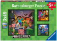 Ravenburgeri pusle 3x49 tk Minecraft 056217V