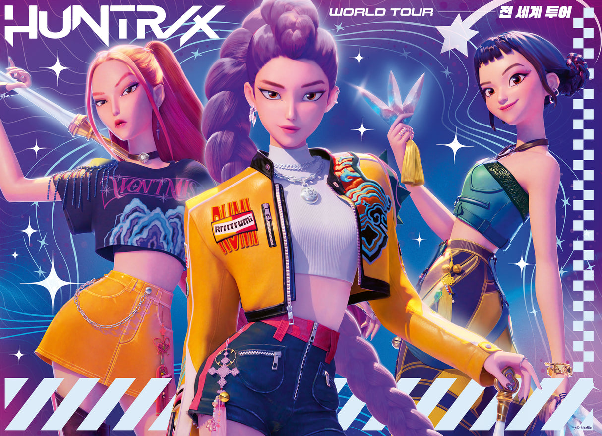 Ravensburger pusle 4x100 tk: KPop Demon Hunters 12004757V