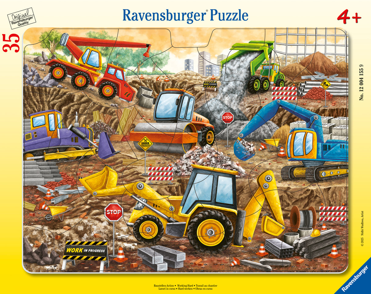 Ravensburger plaatpusle 35 tk: kõik töötavad 12004155V