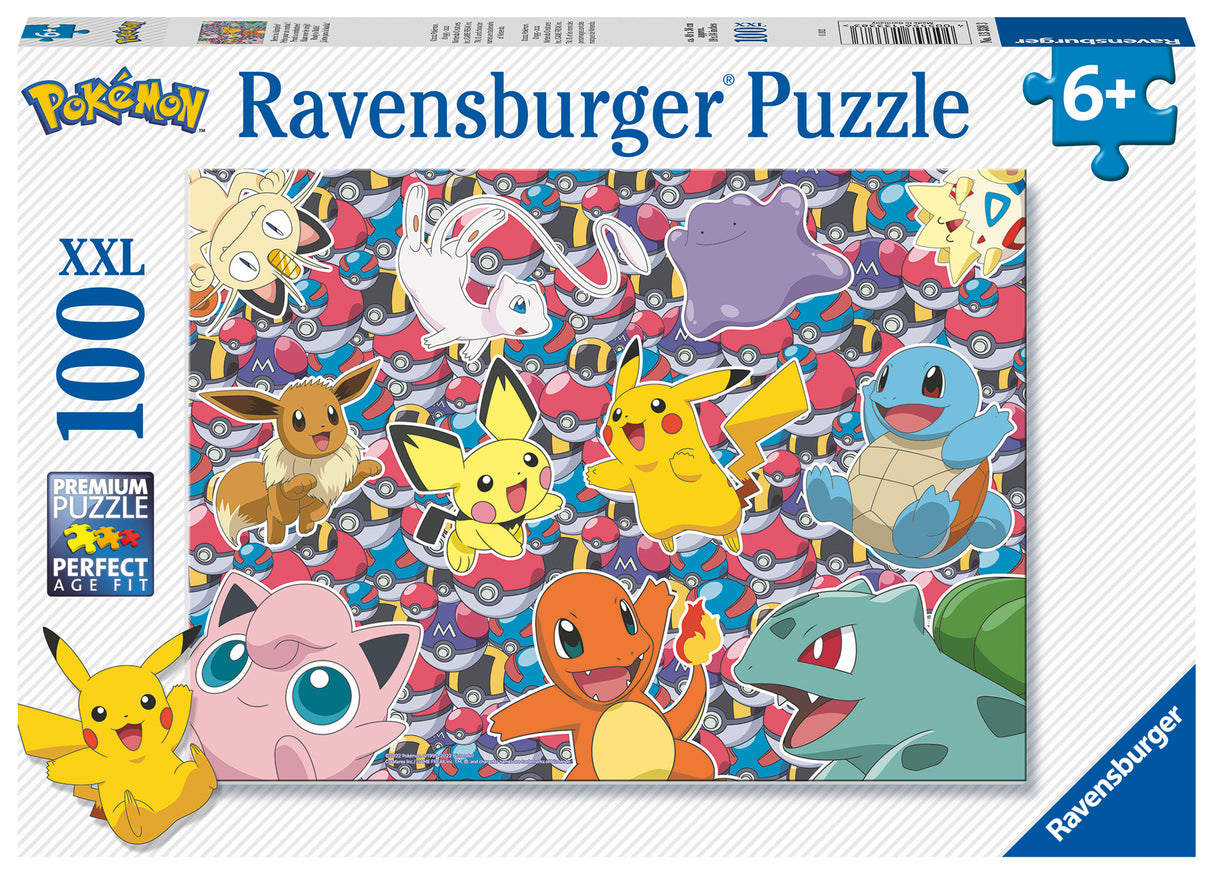 Ravensburger pusle 100 tk: Pokemon ja sõbrad
 133383V