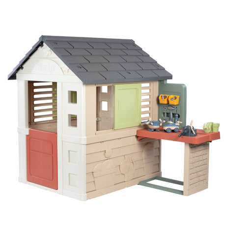 Smoby mängumaja Nature töökojaga 810742S