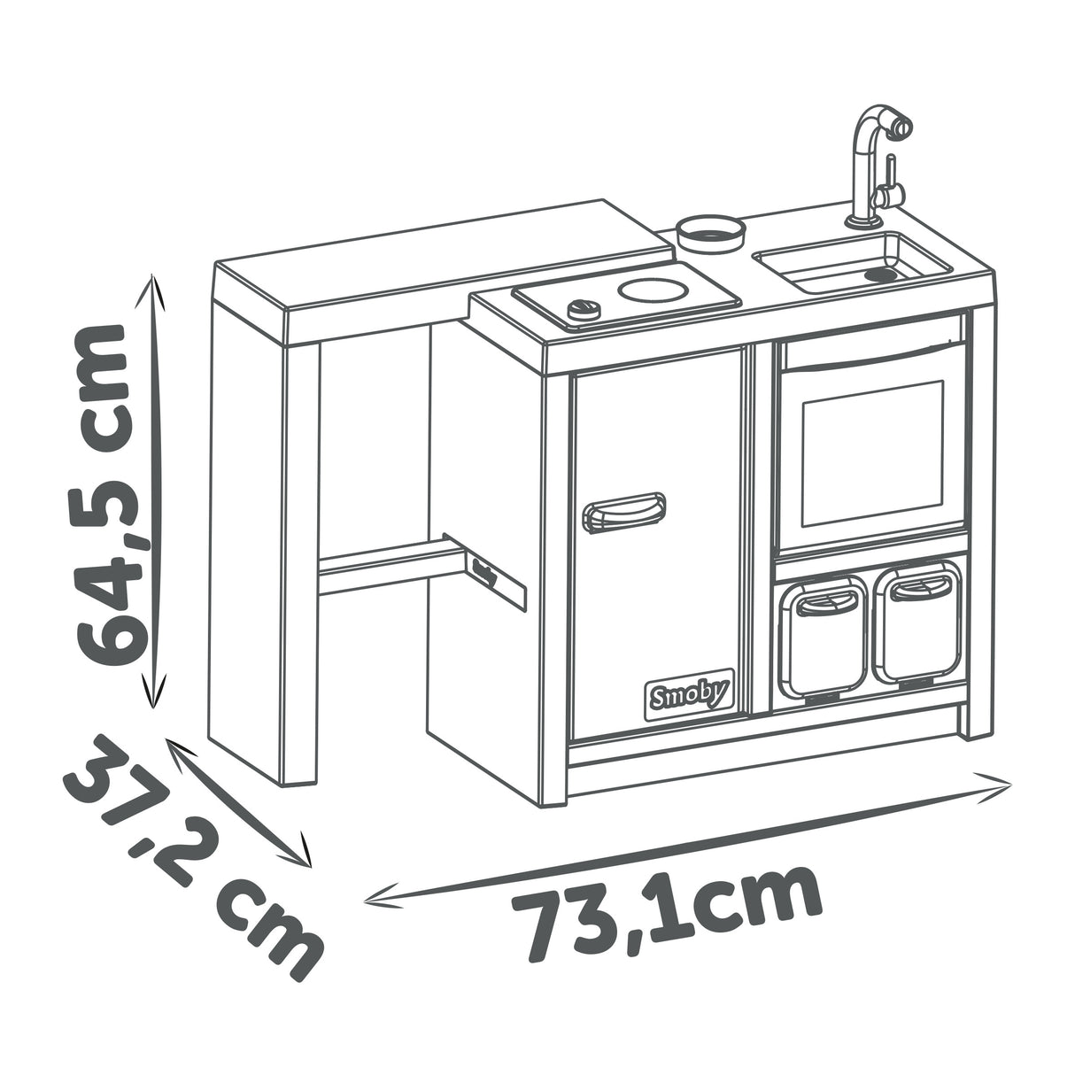 Smoby köögisaare mängukomplekt 312601S