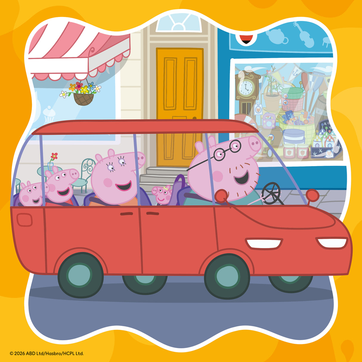 Ravensburger pusle 3x49 tk: Põrsas Peppa perega 12004288V