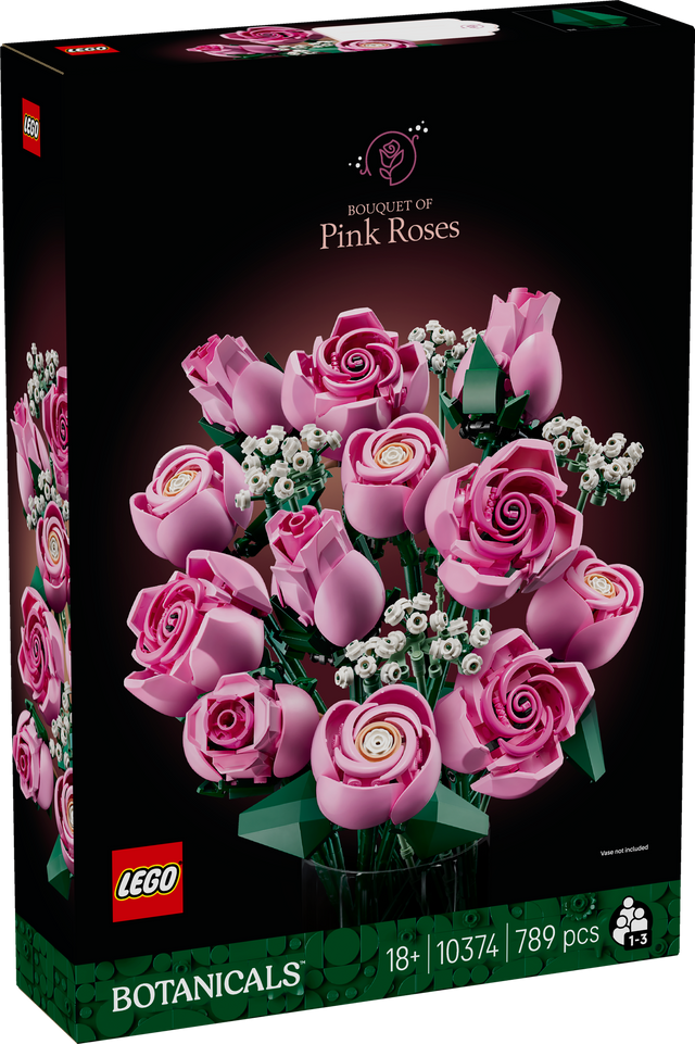 LEGO Botanical roosa roosikimp 10374L