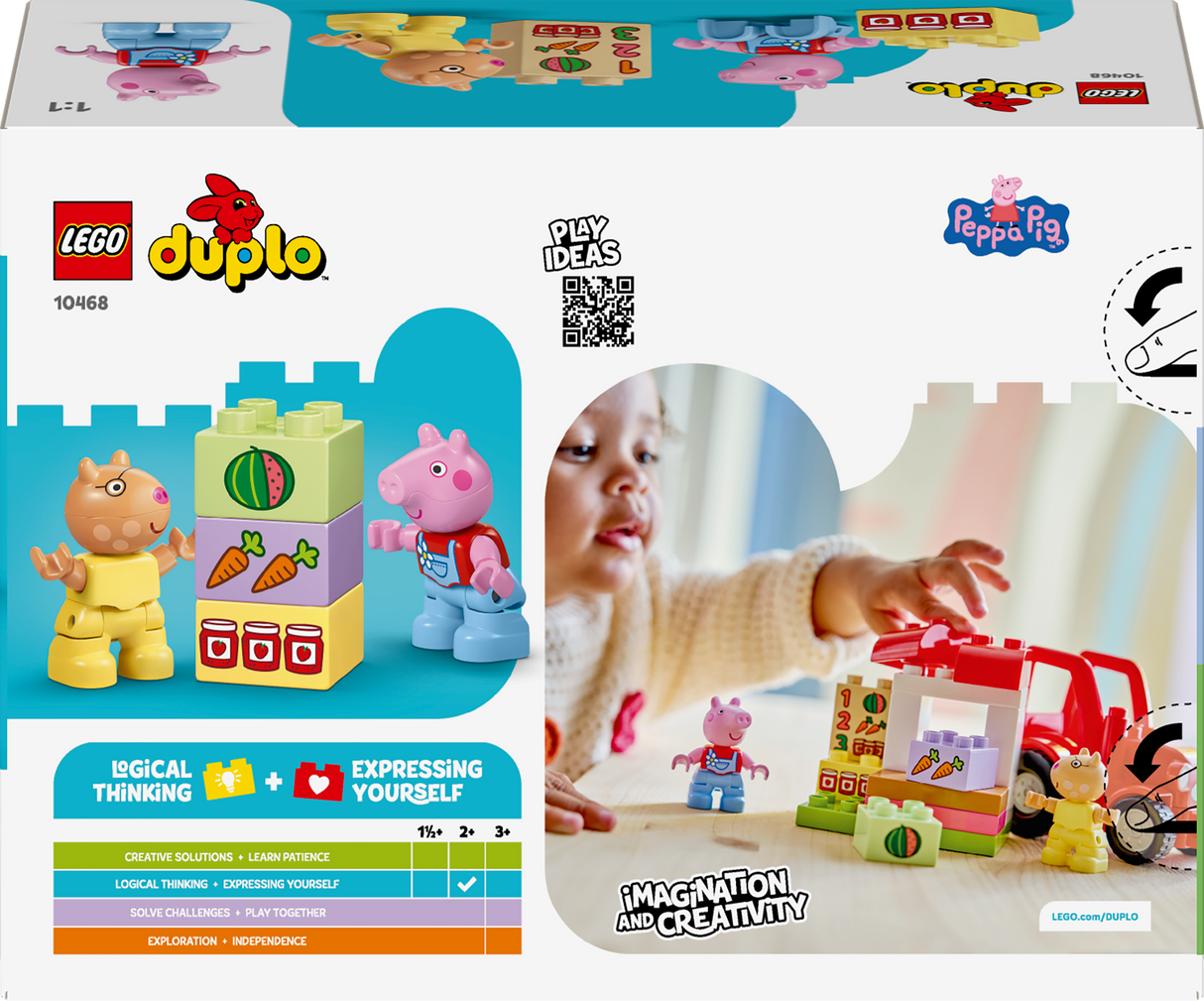LEGO DUPLO Peppa Pig Traktor ja turg 10468L