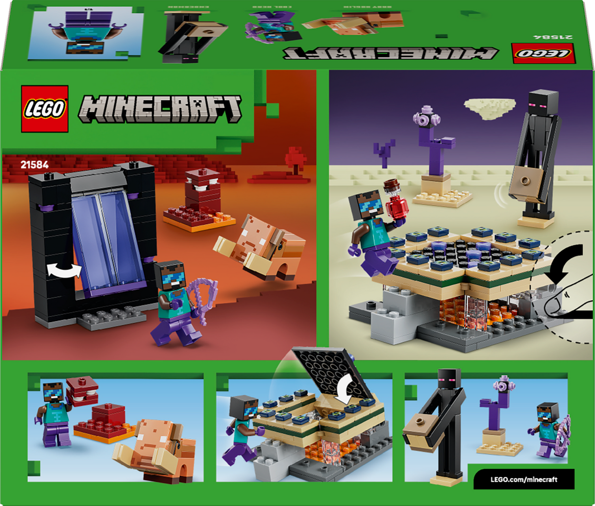 LEGO Minecraft Netheri ja lõpuportaali teekond 21584L