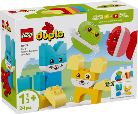 LEGO DUPLO Kolm ühes loomingulised armsad lemmikloomad 10477L