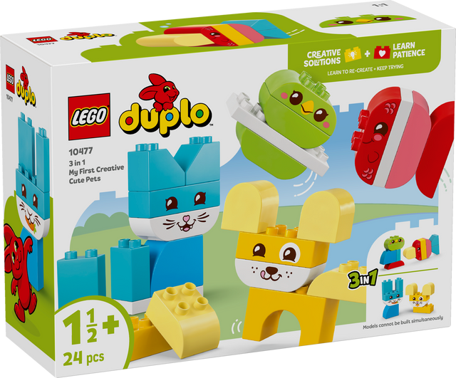 LEGO DUPLO Kolm ühes loomingulised armsad lemmikloomad 10477L