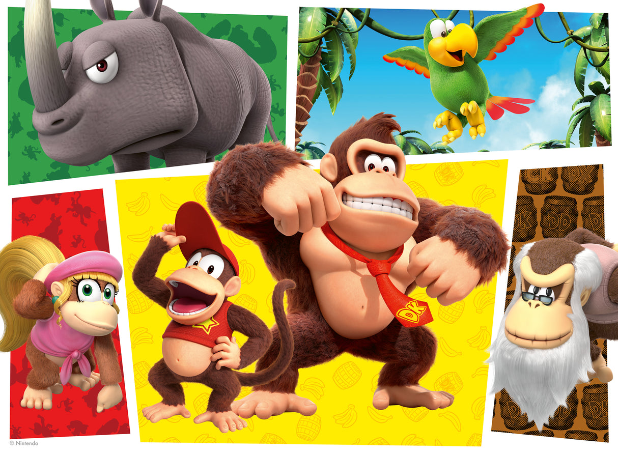 Ravensburger pusle 100 XXL tk: Nintendo Super Mario Donkey Kong - ahvid vabaduses 12004346V