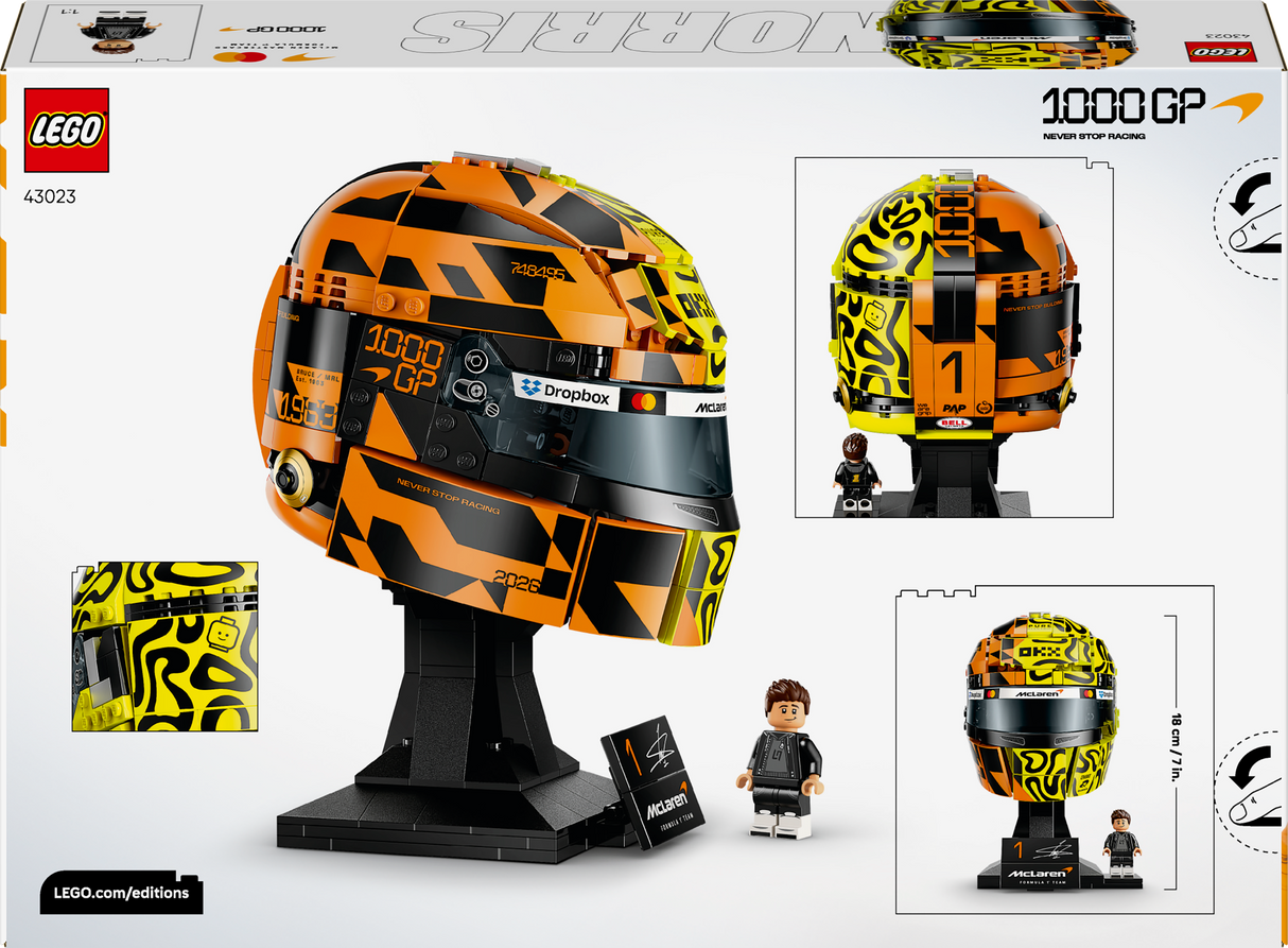 LEGO Editions McLaren Mastercard F1 Team Lando Norris kiiver 43023L