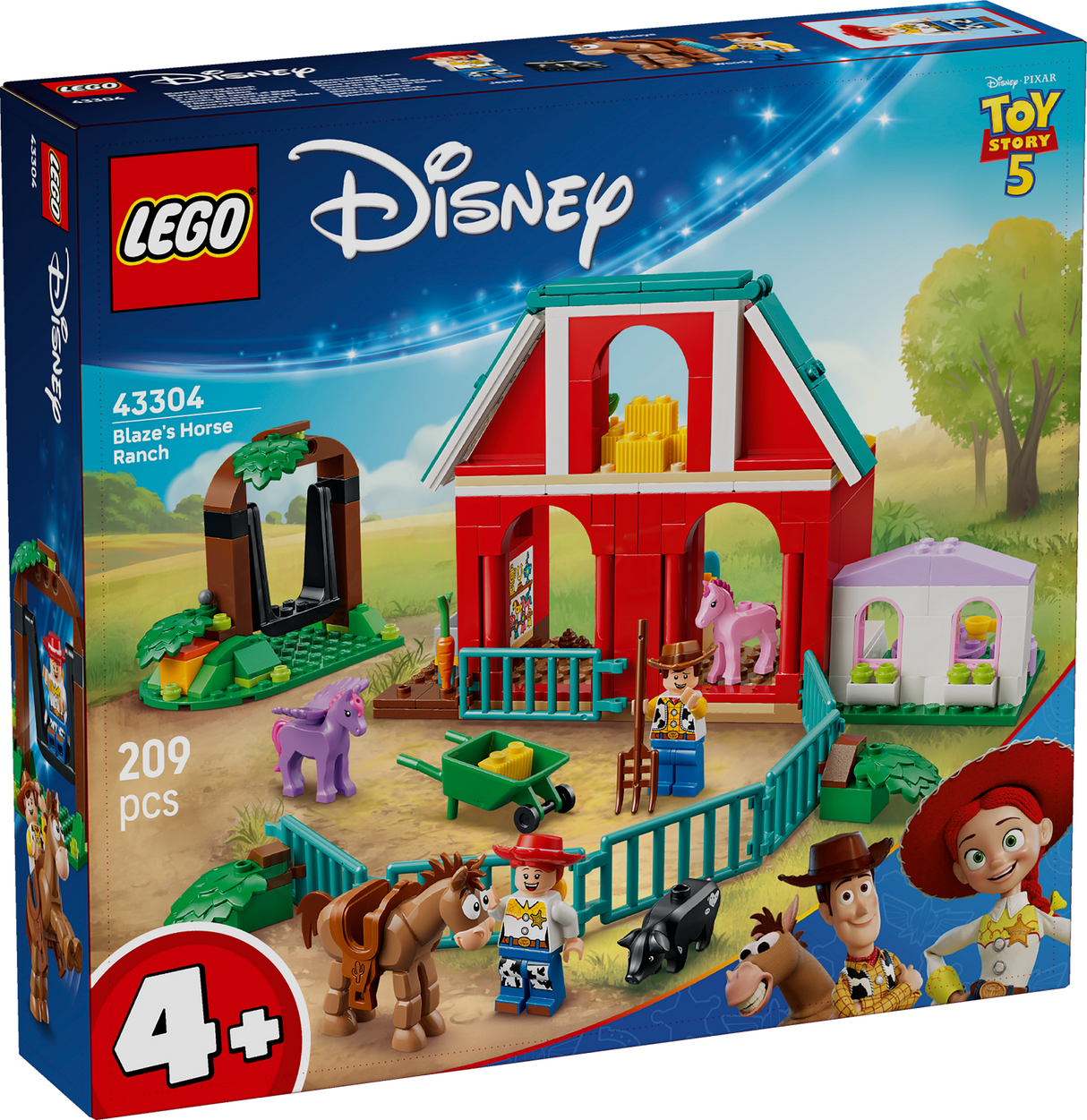 LEGO Disney ja Pixar Toy Story 5 Blaze'i hobuserantšo 43304L