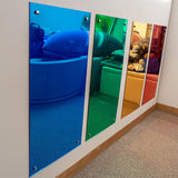 TTS vikerkaare seinapeegel - kuldne EY06769B