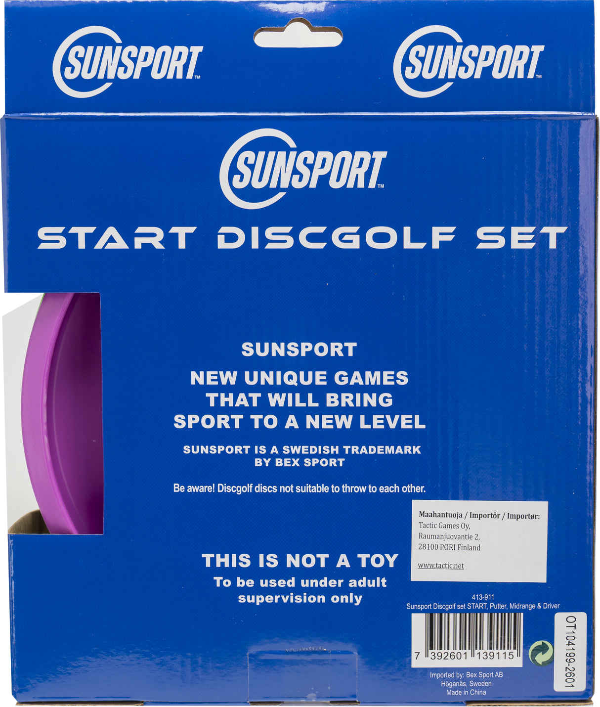 Sunsport discgolfi stardikomplekt, 3 tk 413-911