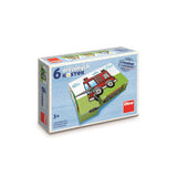 Dino klotsipusle puidust 6 tk Masinad 38111D