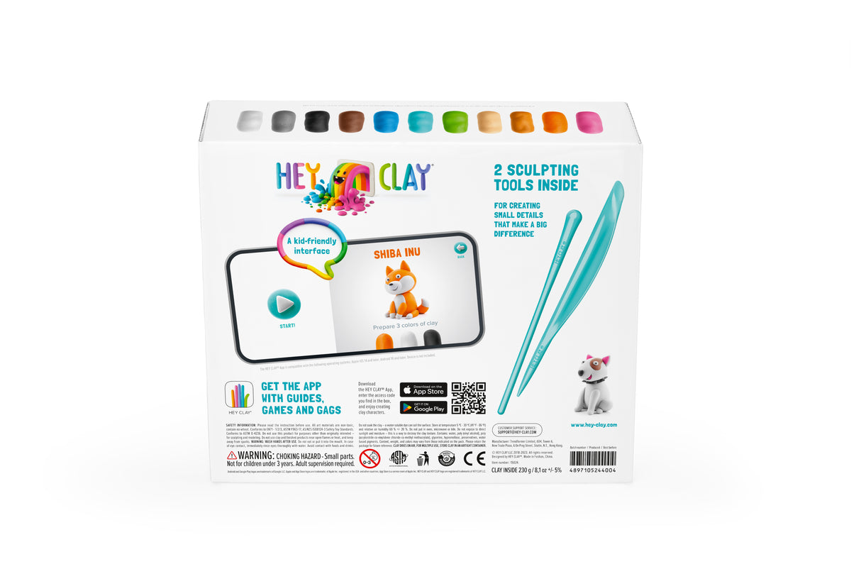 HEY CLAY voolimismass 15 tk: koerte valik 15024E