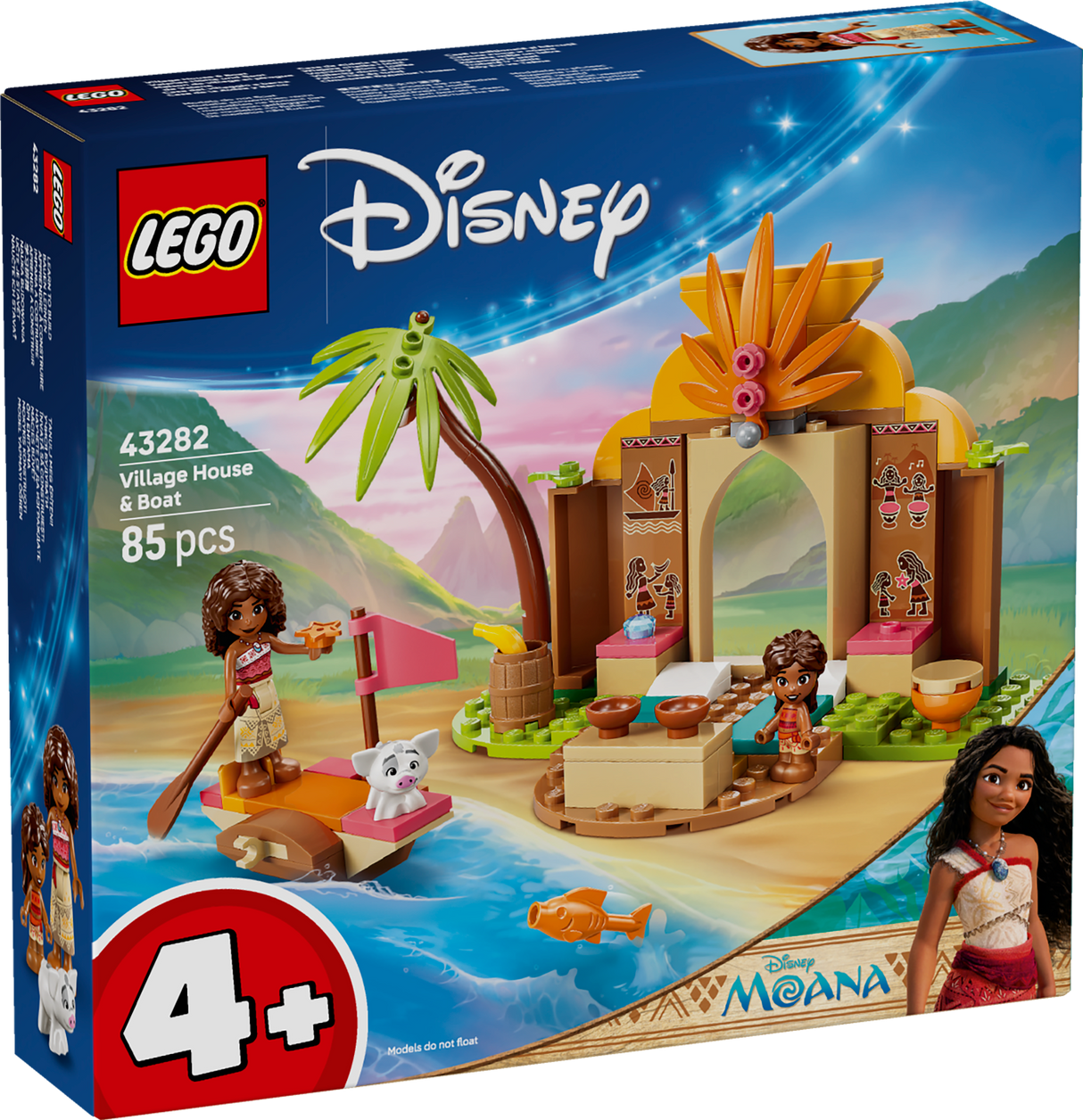 LEGO Disney Vaiana Külamaja ja paat 43282L