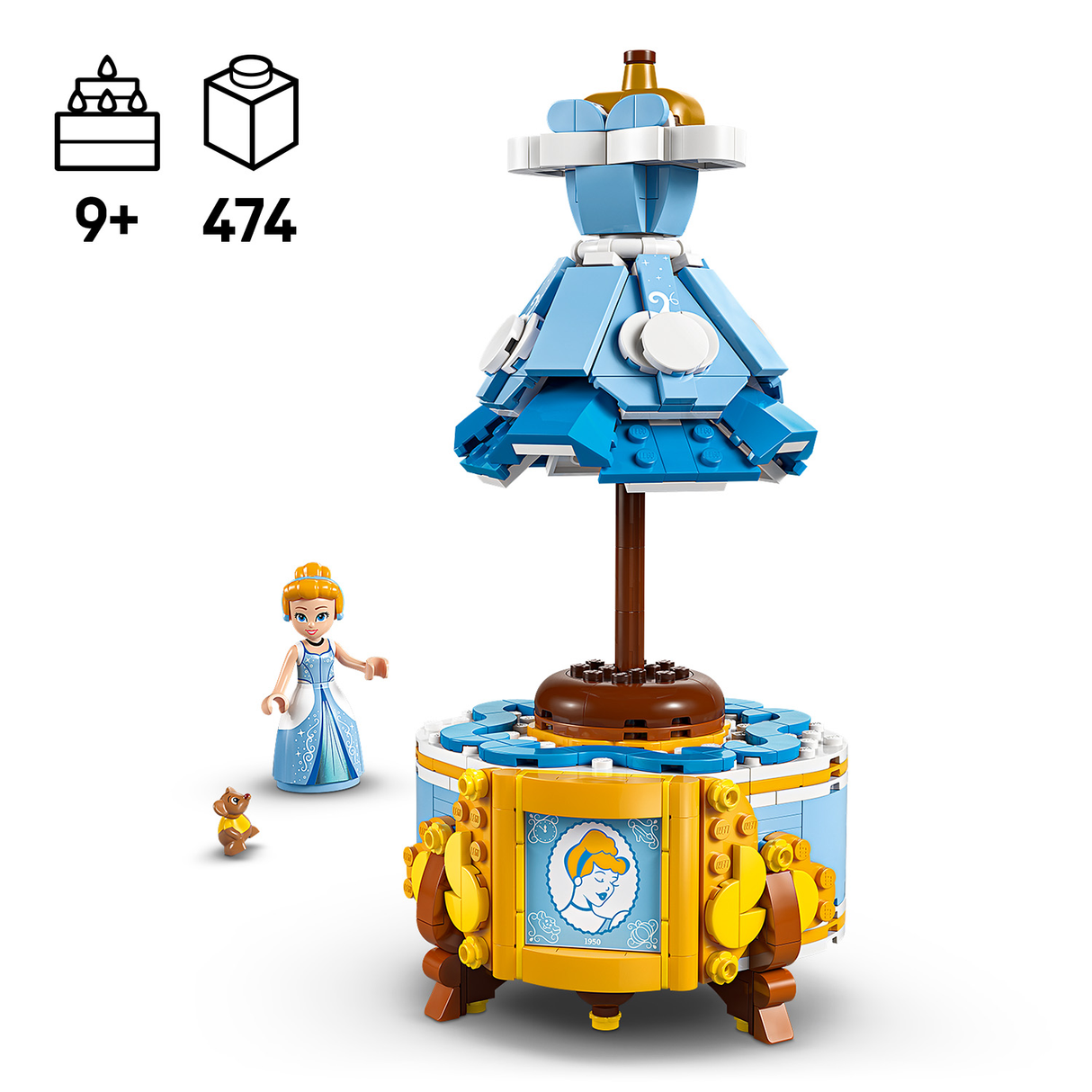 LEGO Disney Tuhkatriinu kleit 43266L