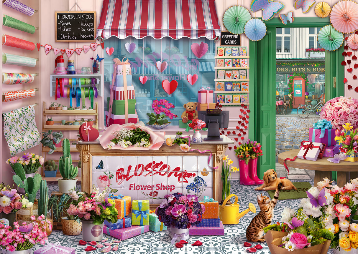 Ravensburger pusle 1000 tk: lilleäri Blossoms 12001727V