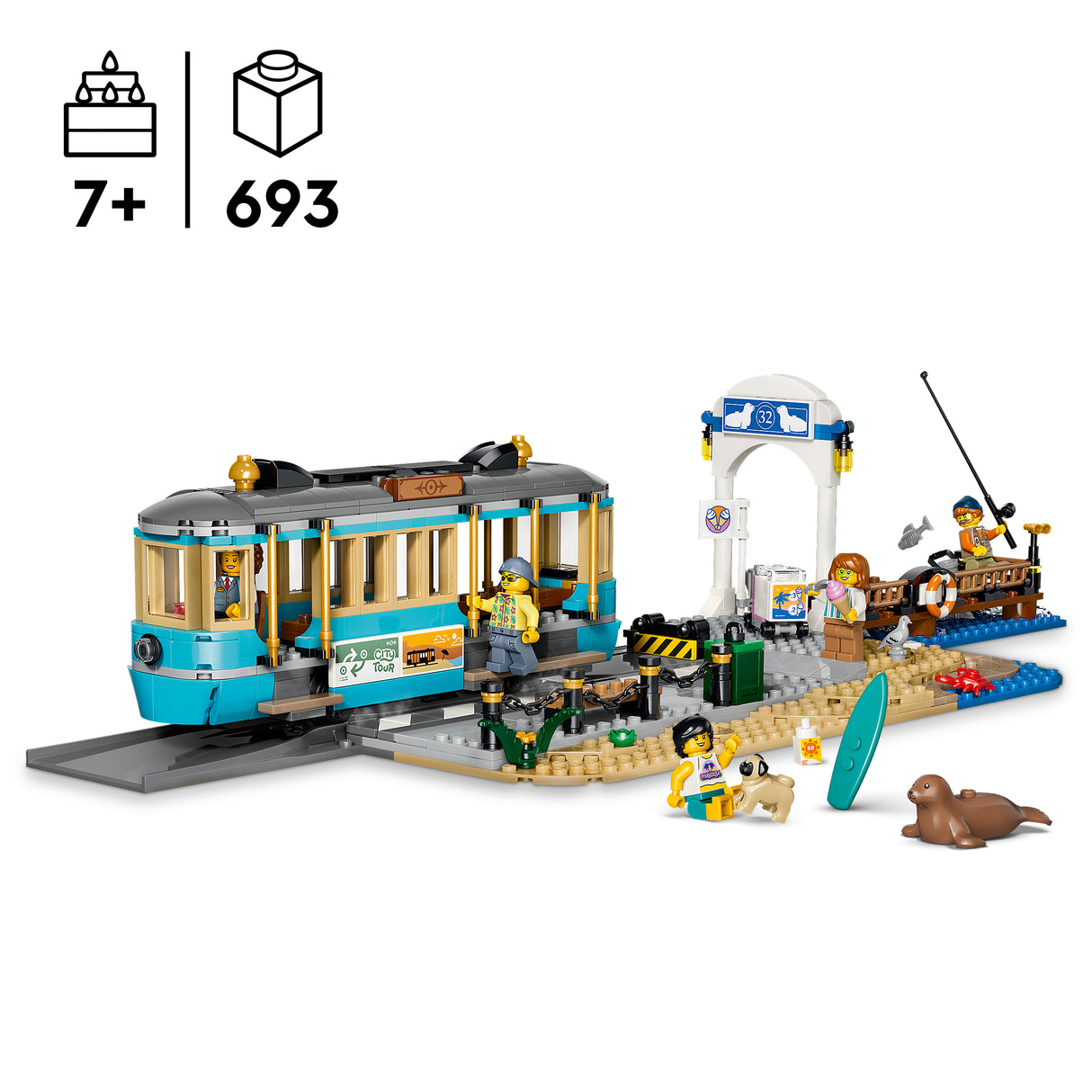 LEGO City Klassikaline rannatramm 60506L