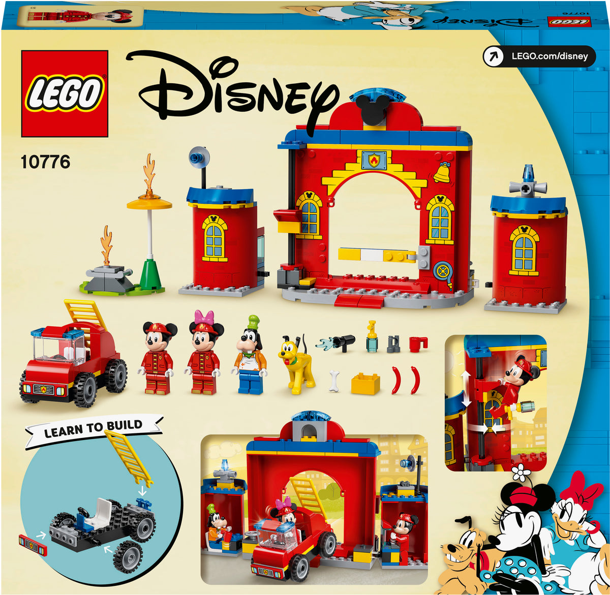 LEGO Disney Miki ja sõprade tuletõrjedepoo ja -auto 10776L
